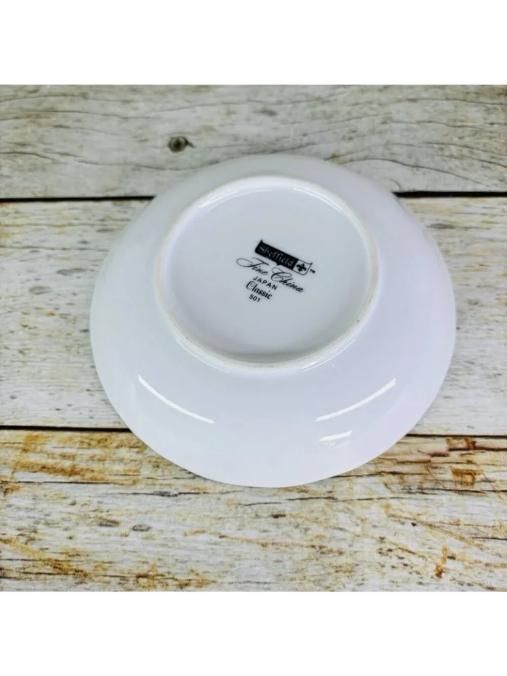 Sheffield Fine China CLASSIC 501 Pink Roses Platinum Dessert Sauce Bowl Set of 5